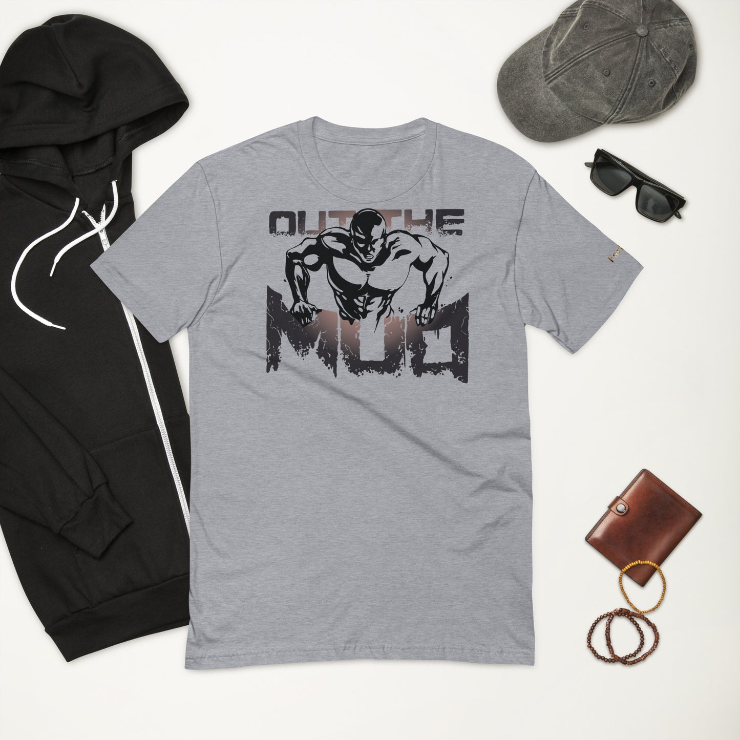 fitted tee-shirt WO/beard front(Out the Mud)