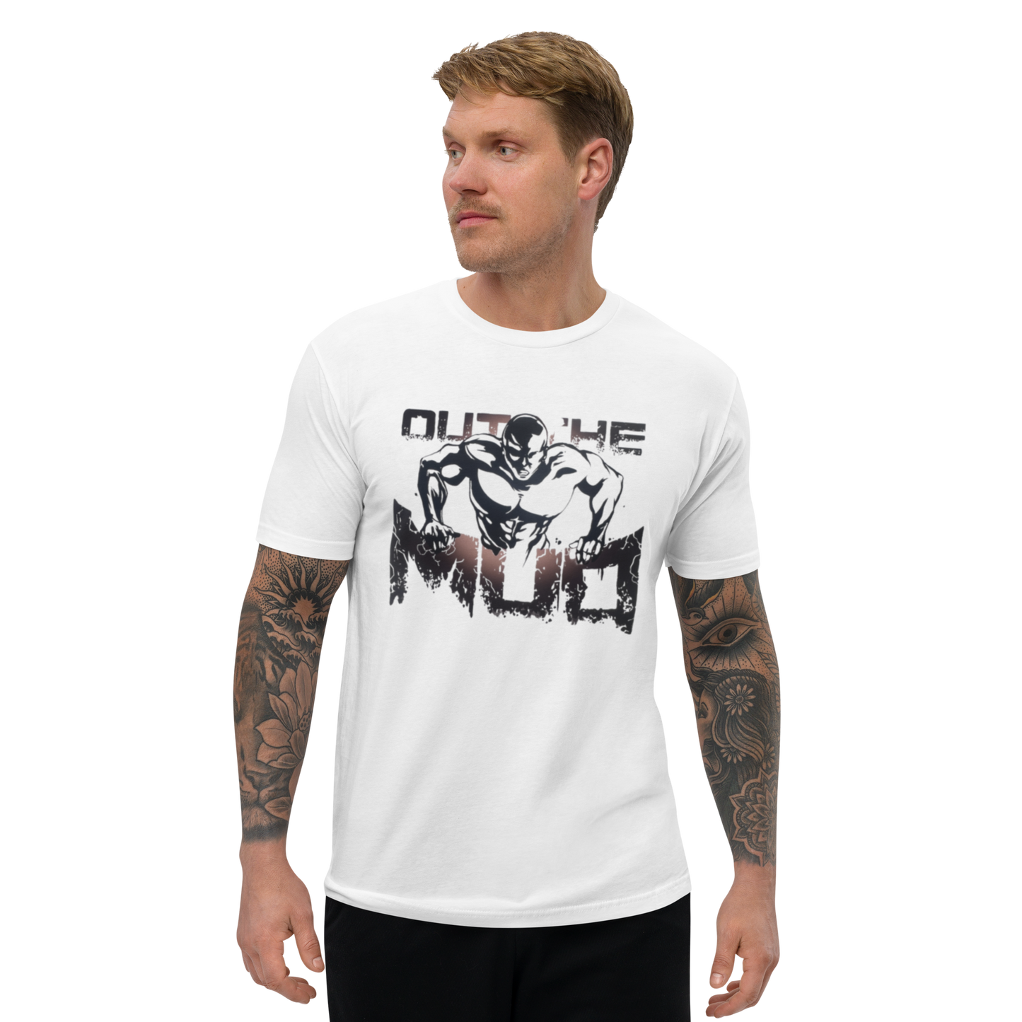 fitted tee-shirt WO/beard front(Out the Mud)