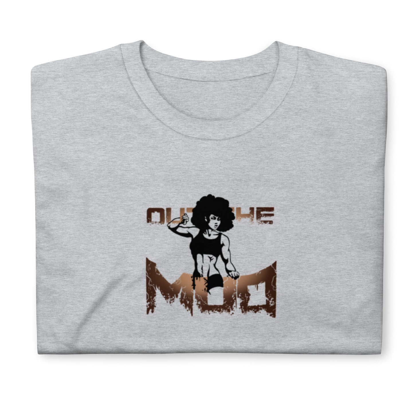 female "out the mud" W/fro short sleeve tees
