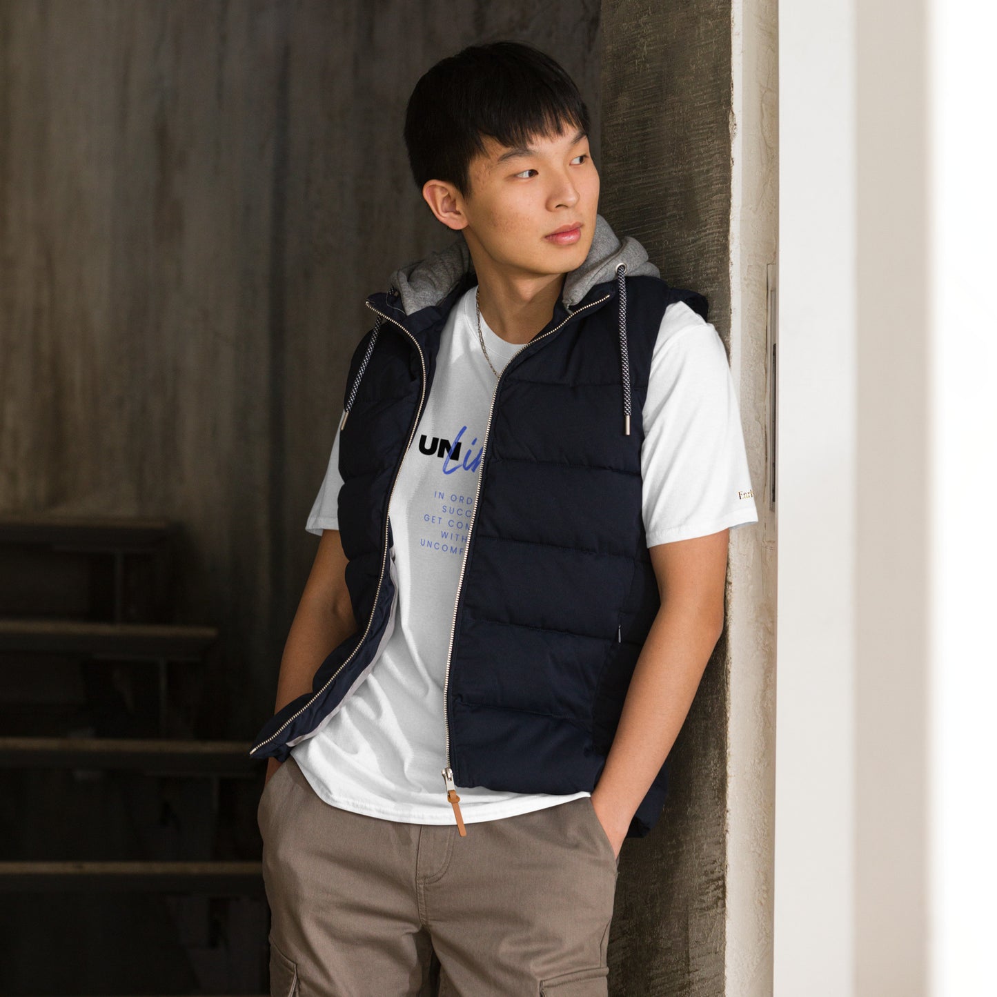 "Unlimited" Short-Sleeve Tee-Shirt (blue design)