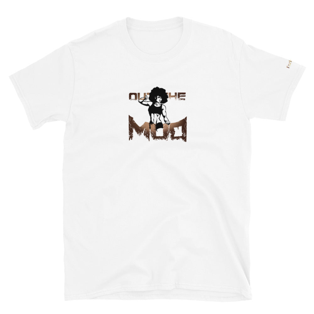 female "out the mud" W/fro short sleeve tees