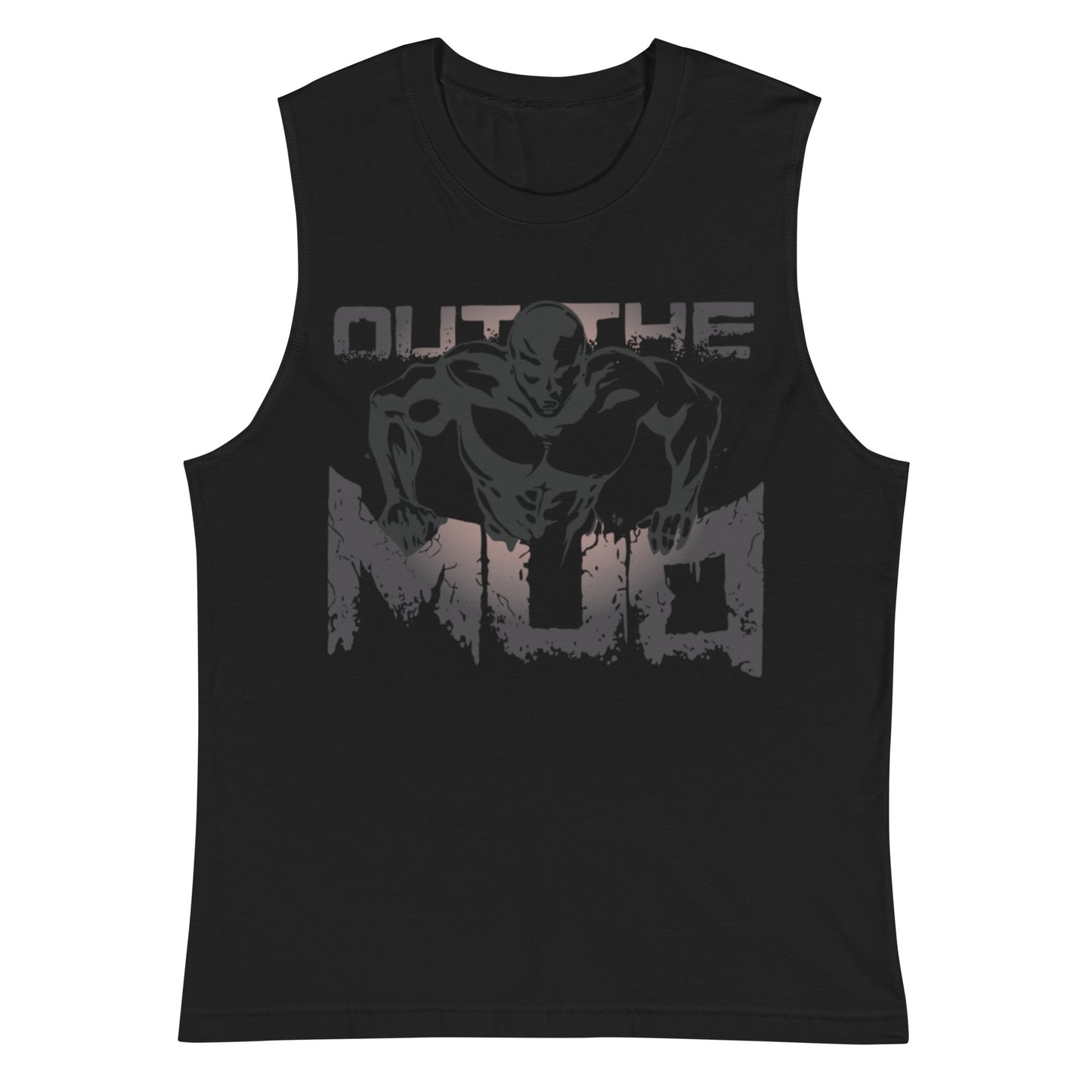 Mens "out the mud" Muscle Tee
