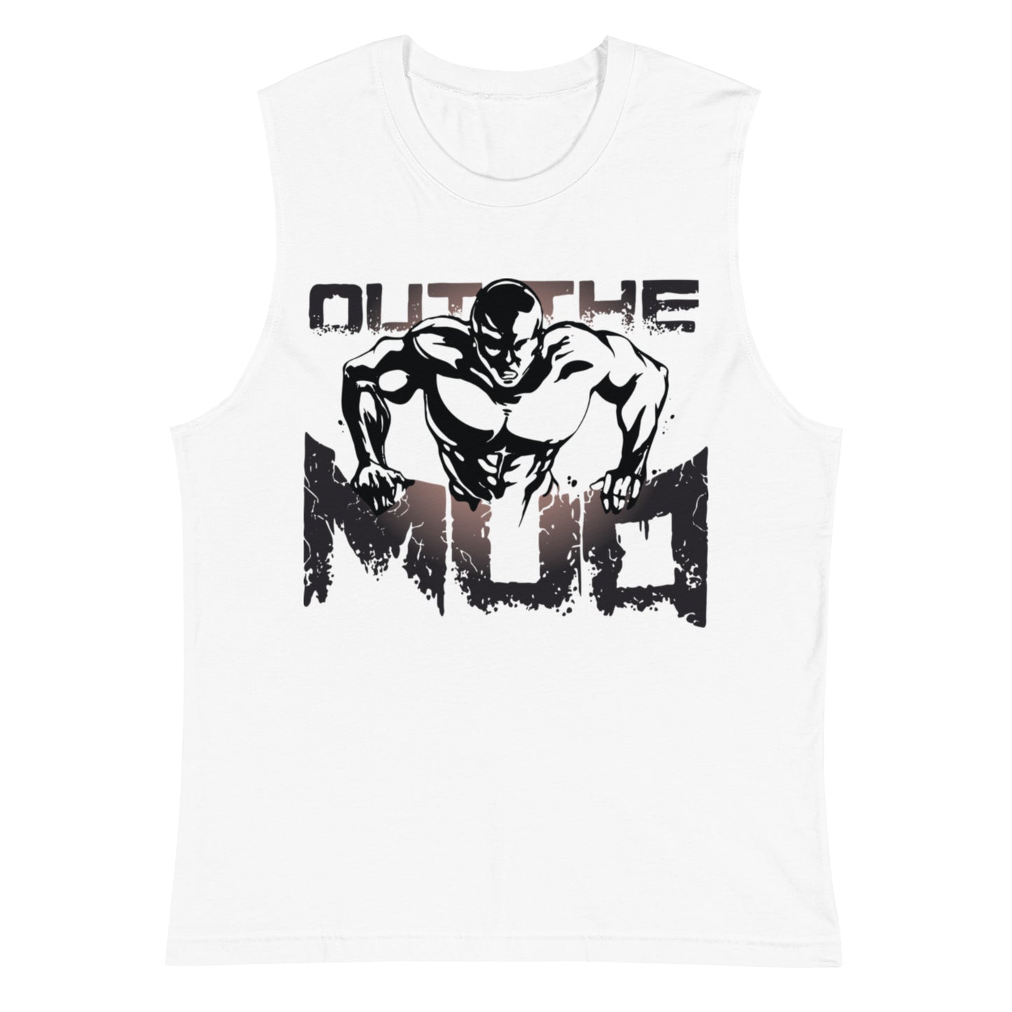 Mens "out the mud" Muscle Tee