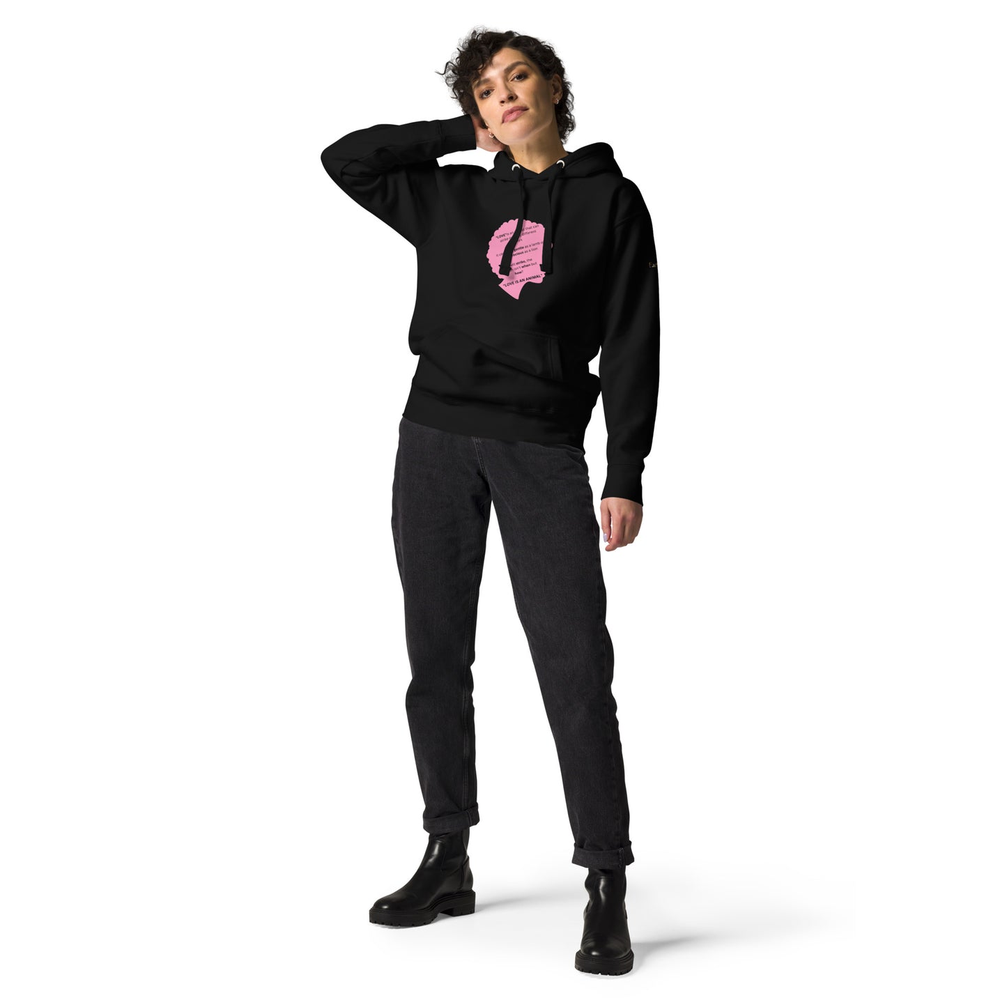 "Love is an animal" (slant) Version Hoodie
