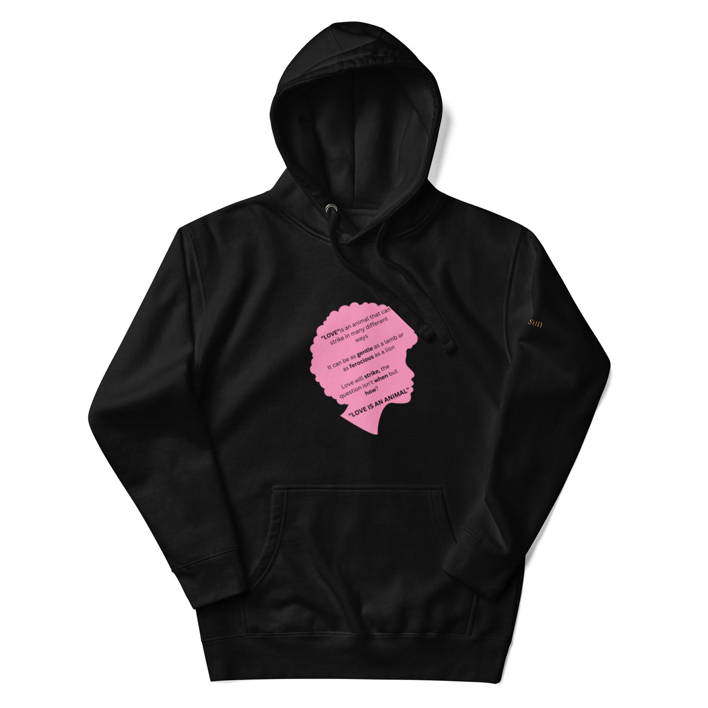 "Love is an animal" (slant) Version Hoodie