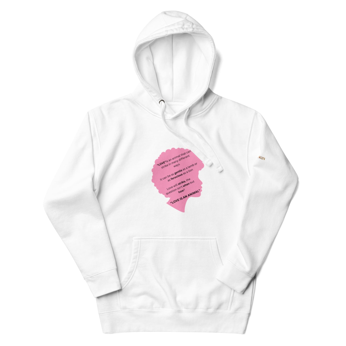 "Love is an animal" (slant) Version Hoodie