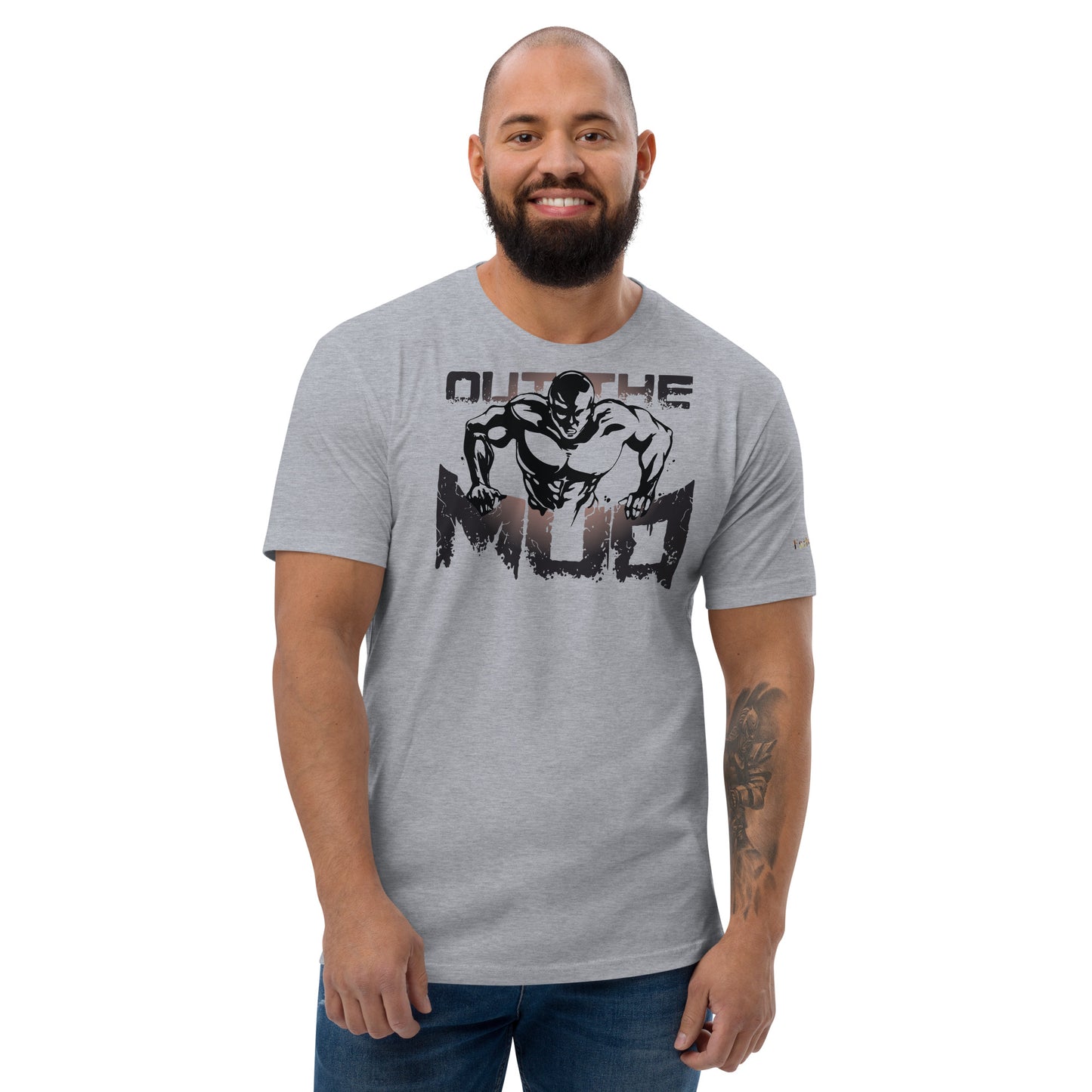 fitted tee-shirt WO/beard front(Out the Mud)