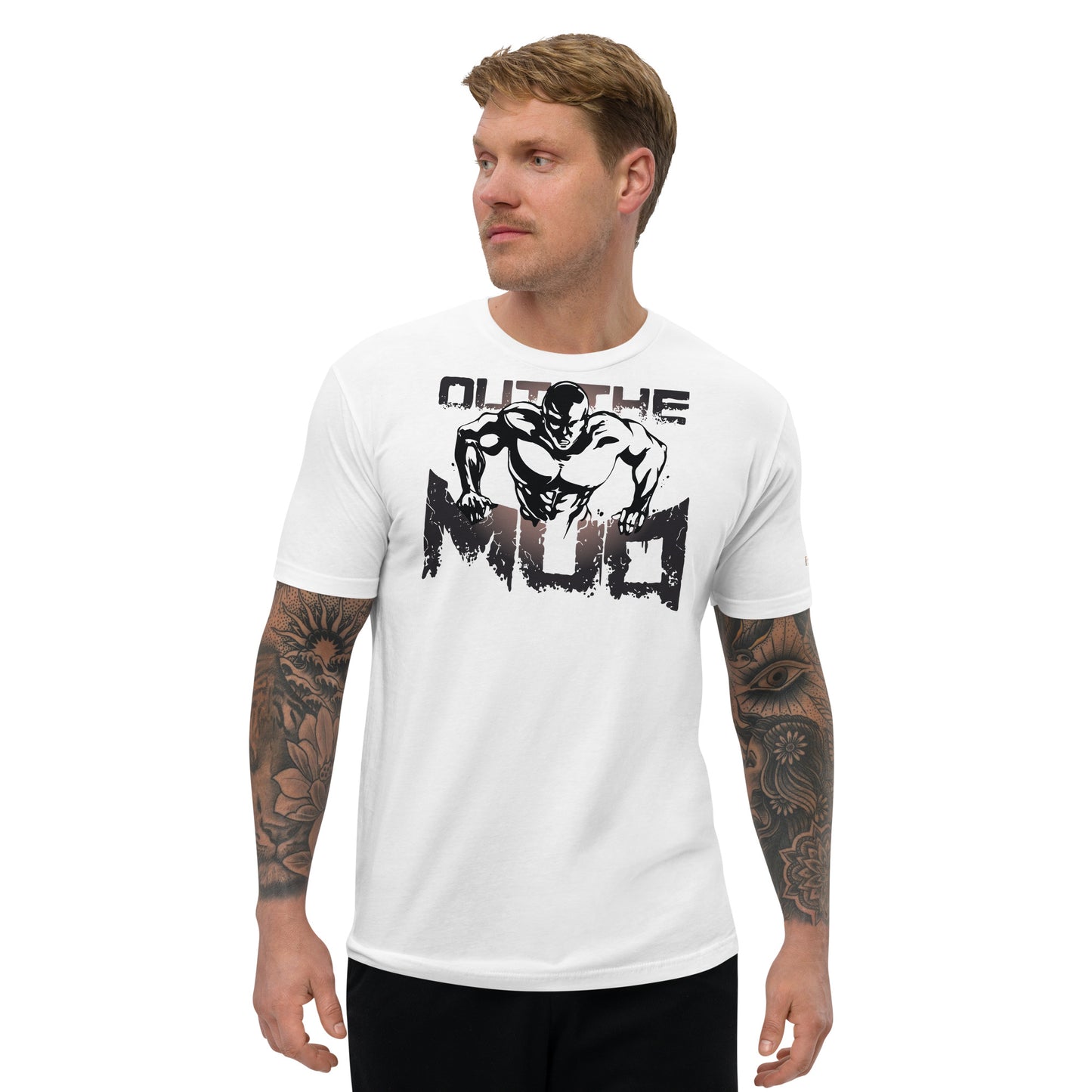 fitted tee-shirt WO/beard front(Out the Mud)