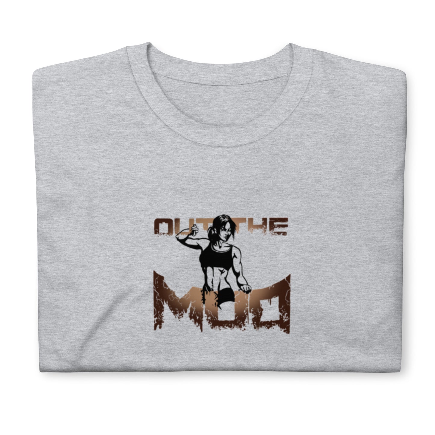 Female " out the mud" straight hair short sleeve tees