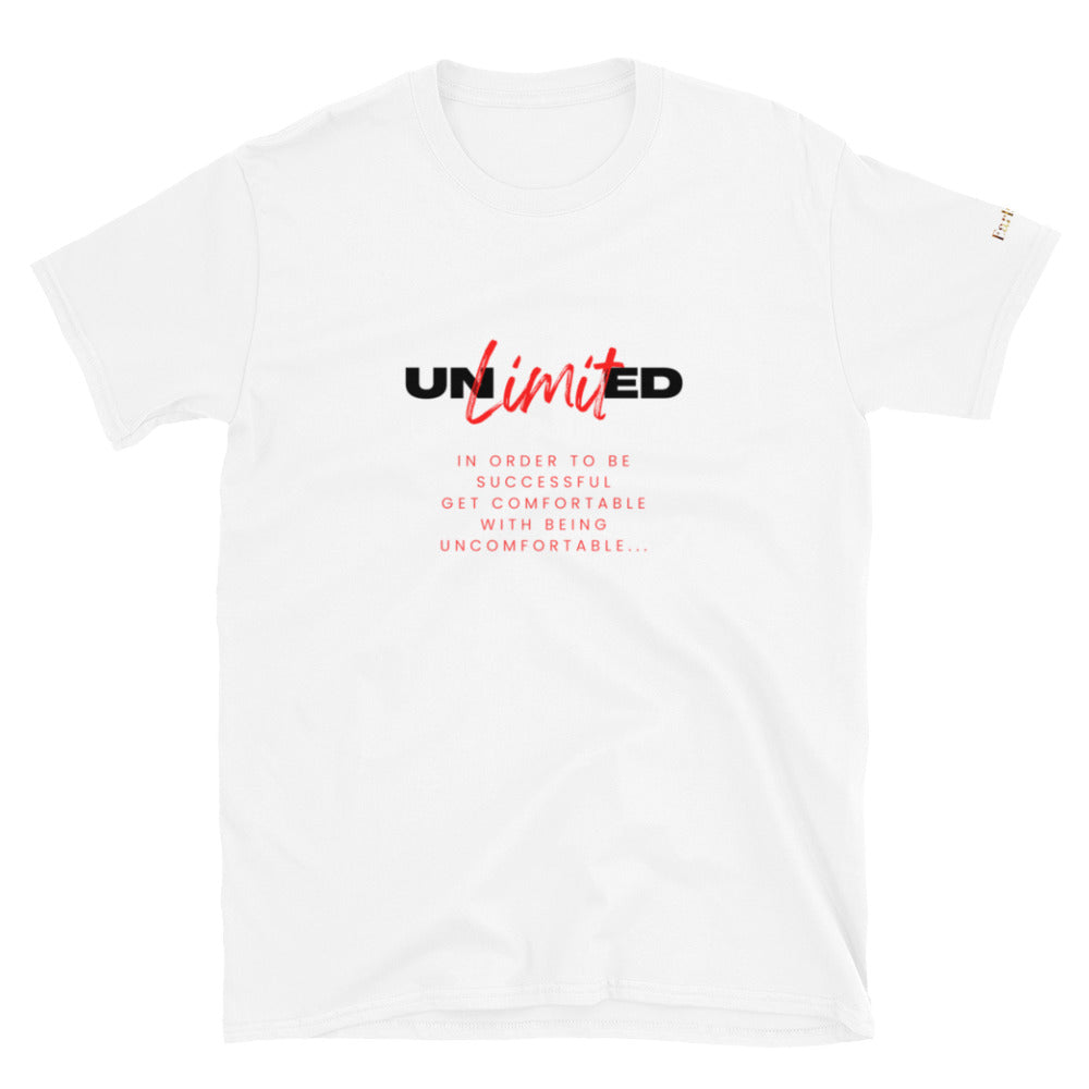 "Unlimited" Short-Sleeve Tee-Shirt (red design)