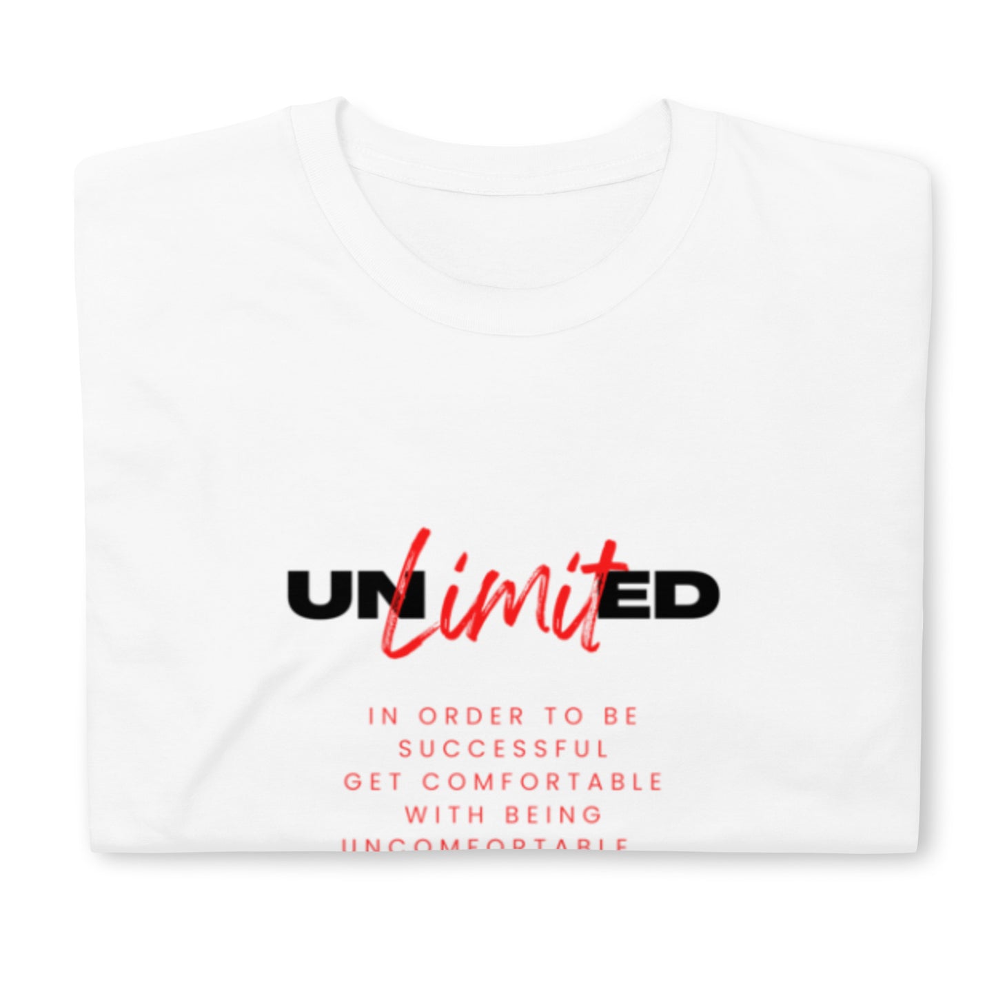 "Unlimited" Short-Sleeve Tee-Shirt (red design)