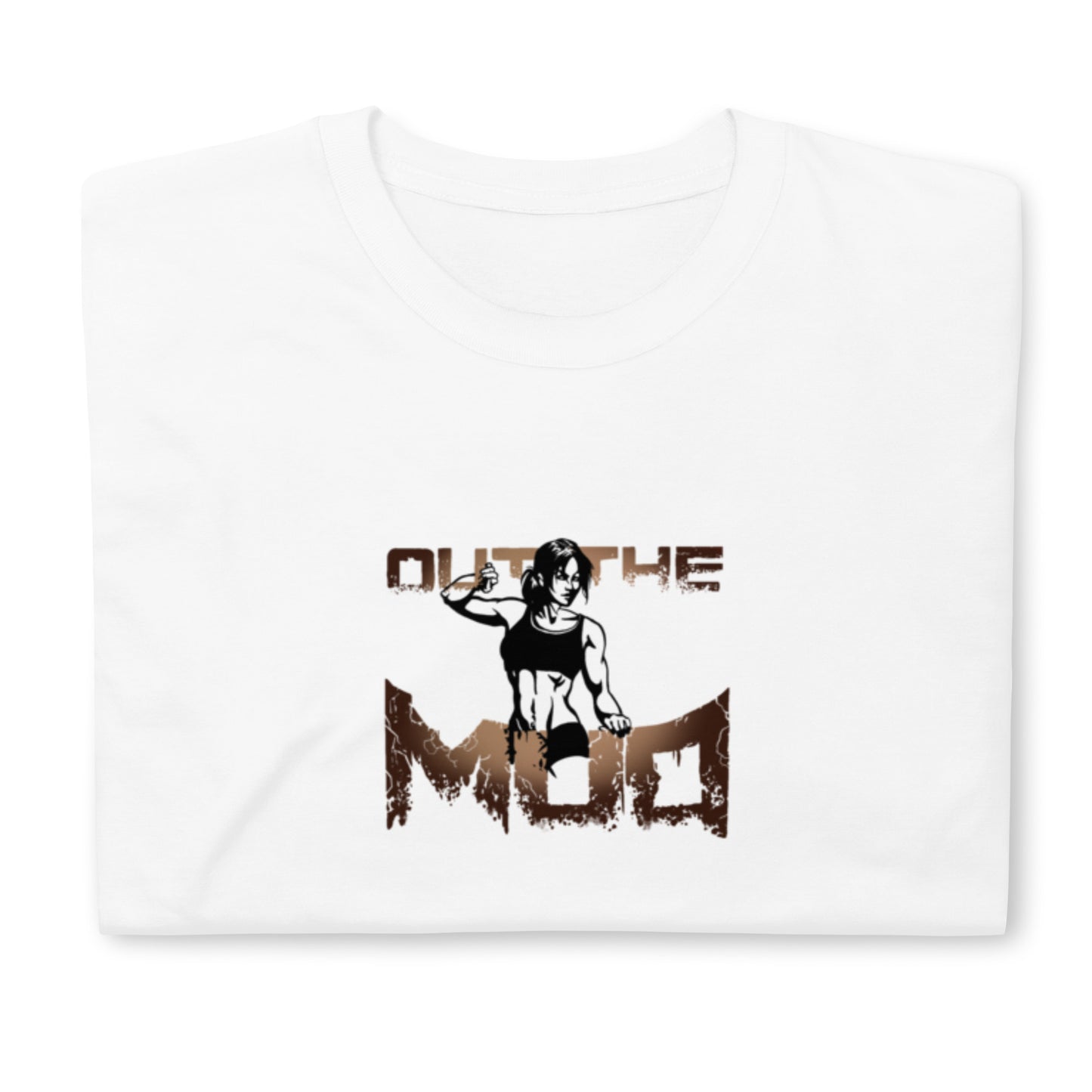 Female " out the mud" straight hair short sleeve tees