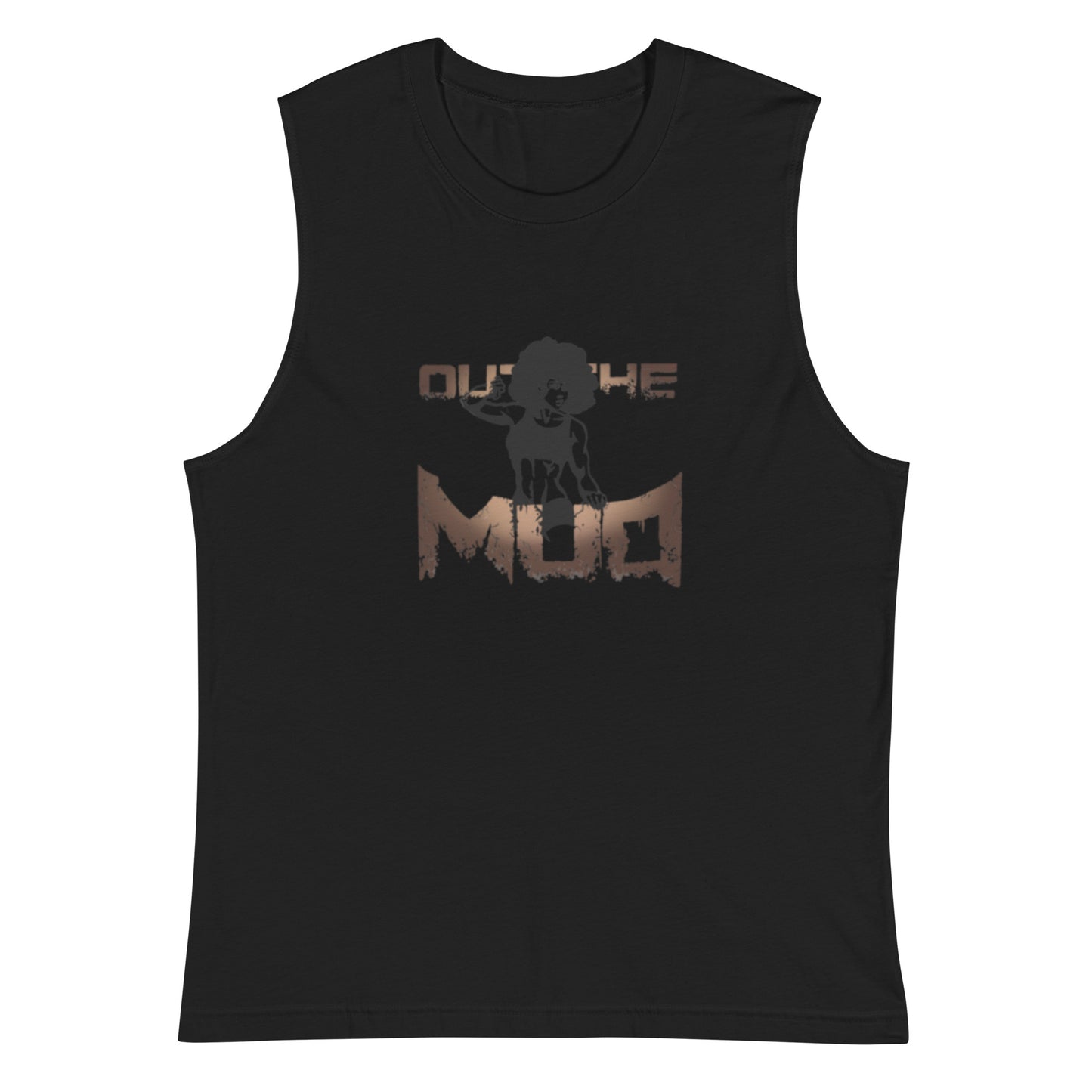 Womens Afro "out the mud" Muscle Tee