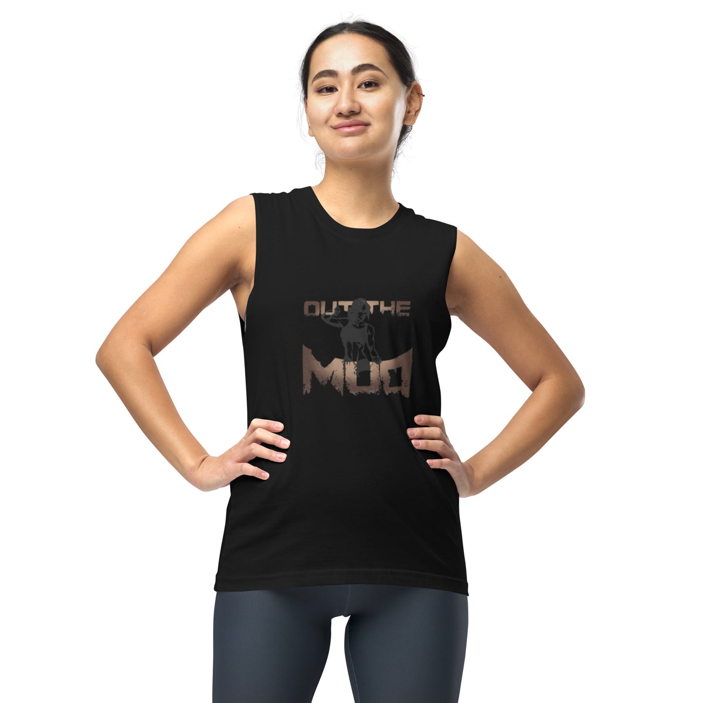 Womens "out the mud" Muscle Tee