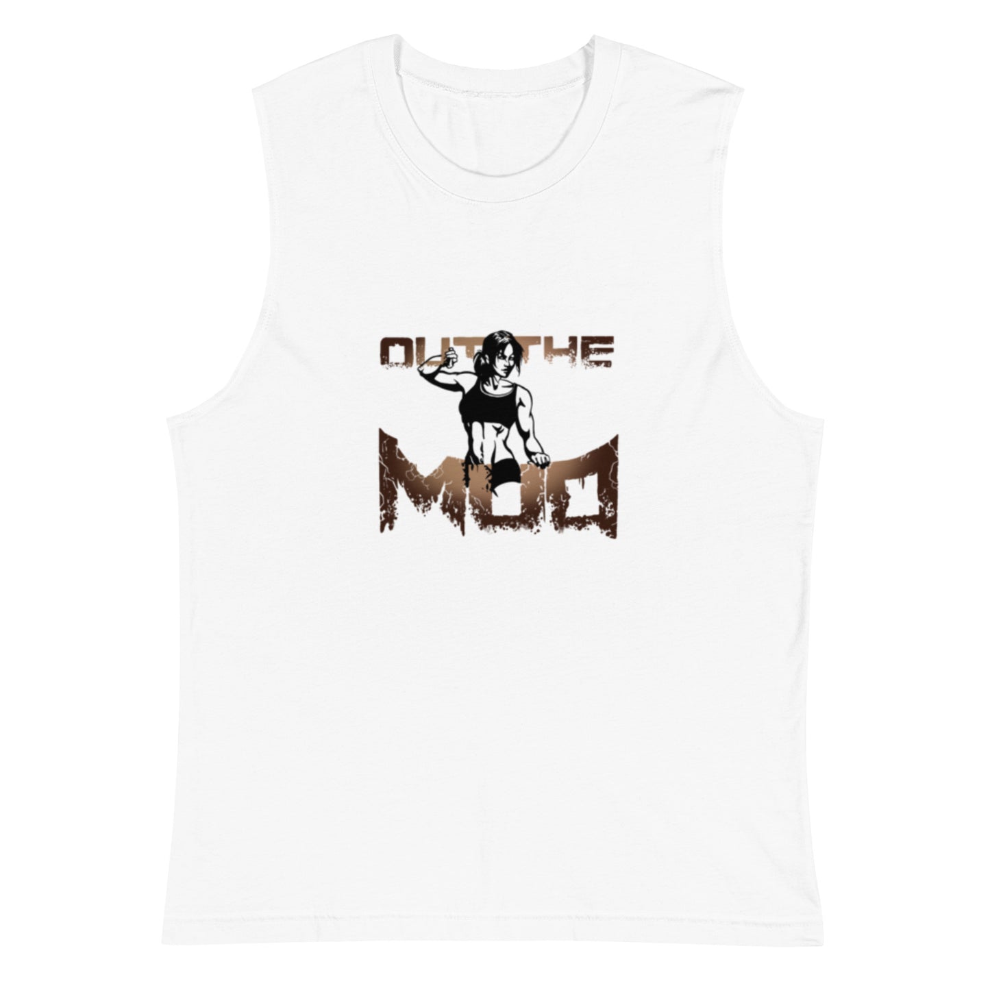 Womens "out the mud" Muscle Tee