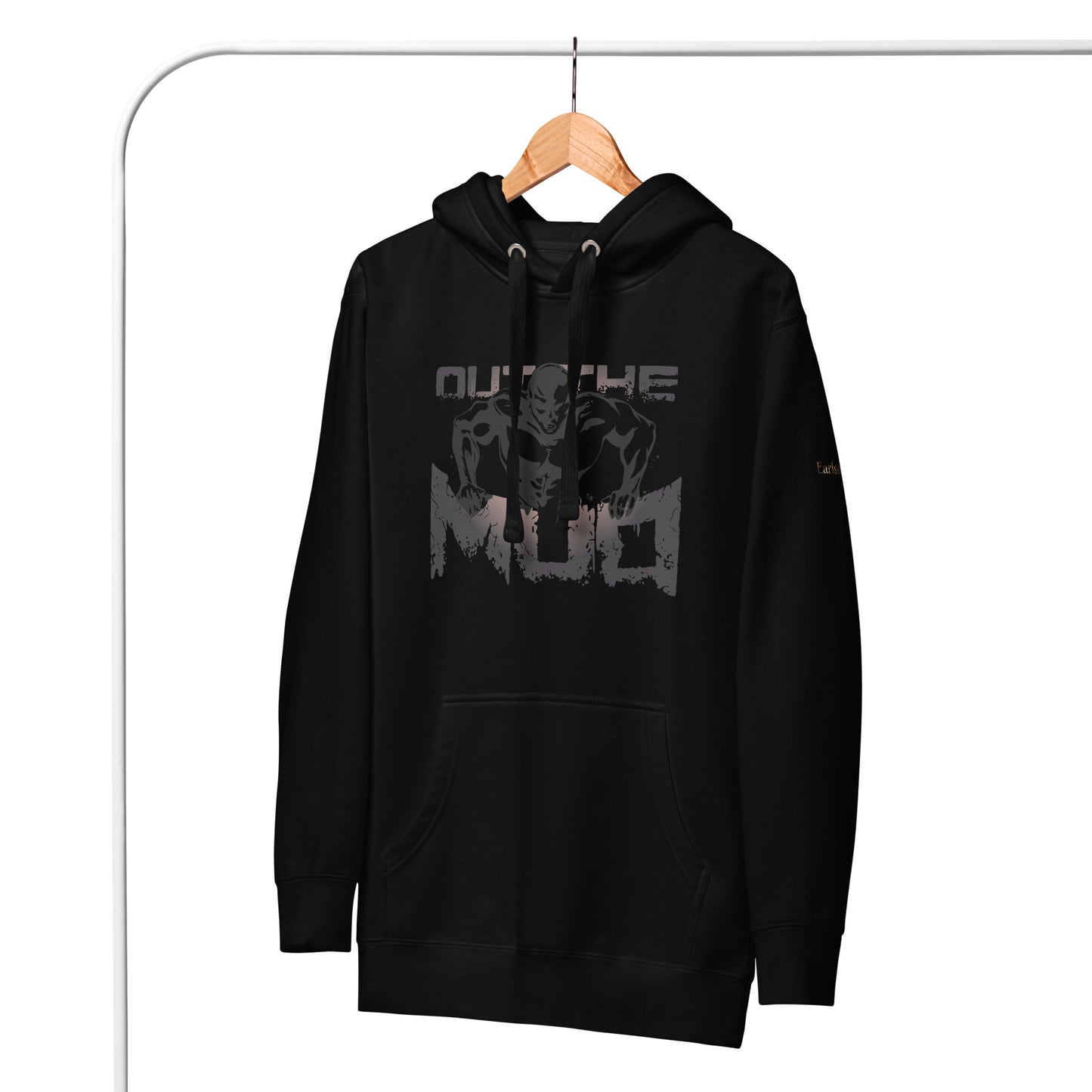 "Out the mud" hoodies without/beard (Front)