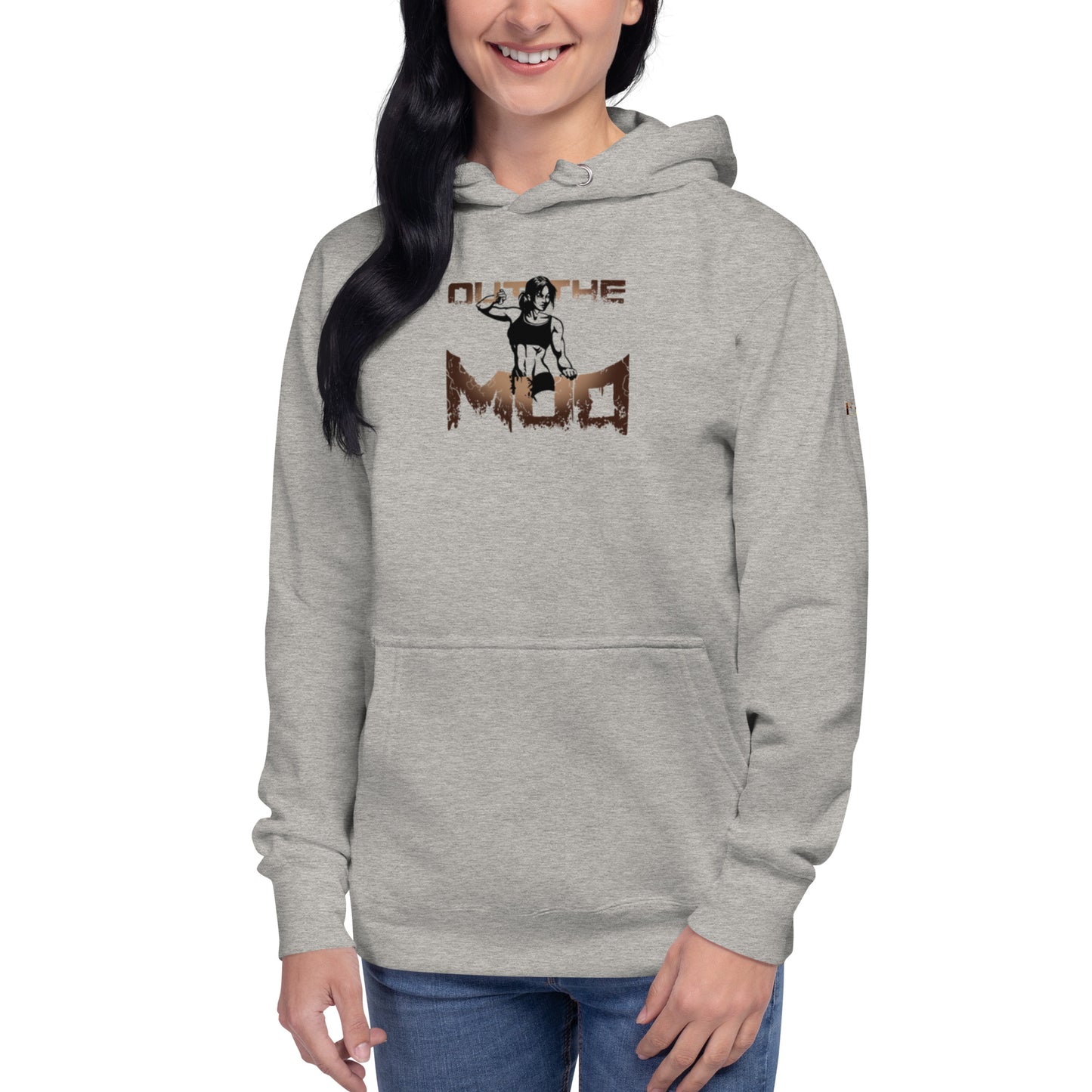 "Out the mud" female W/straight hair hoodies