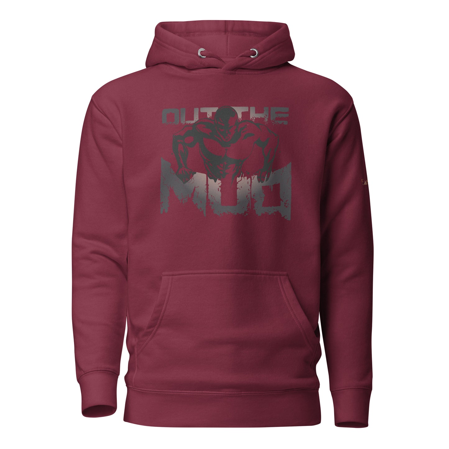 "Out the mud" hoodies without/beard (Front)