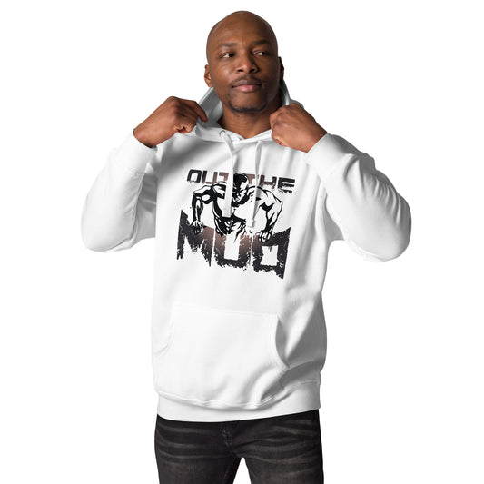 "Out the mud" hoodies without/beard (Front)