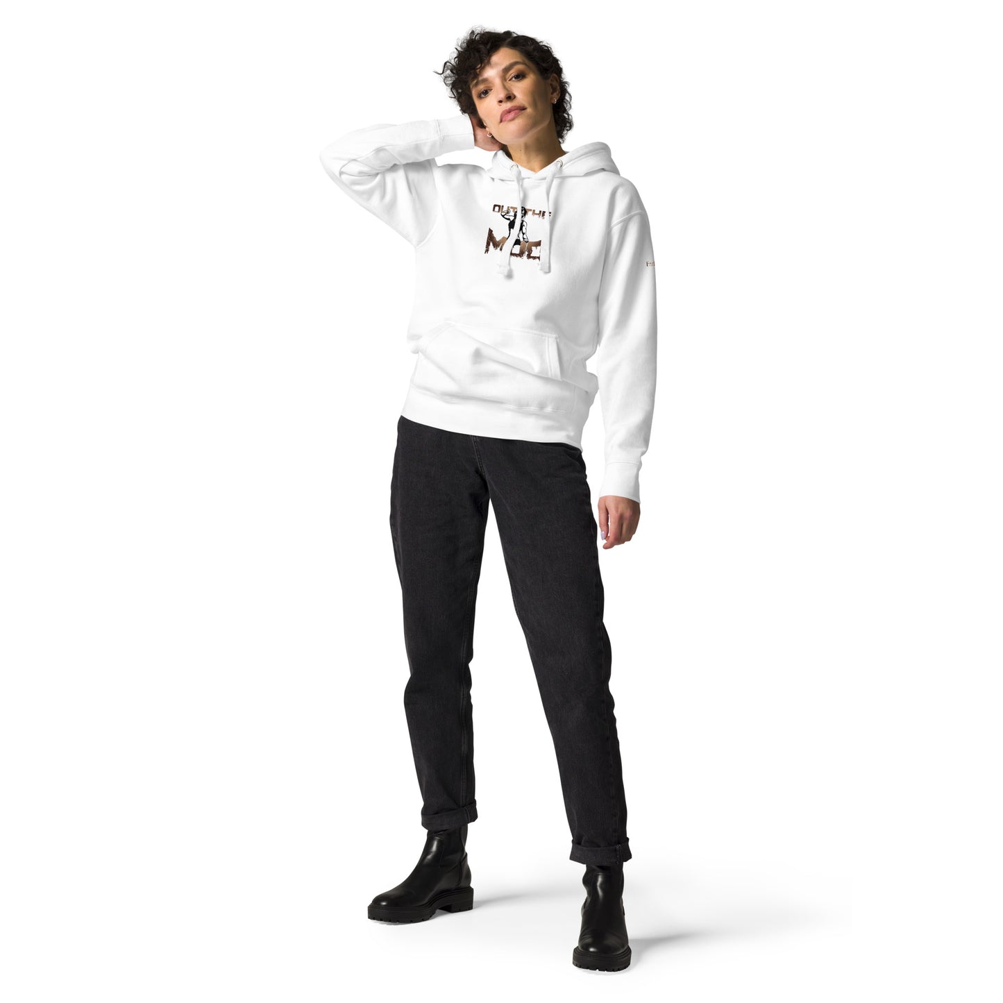 "Out the mud" female W/straight hair hoodies